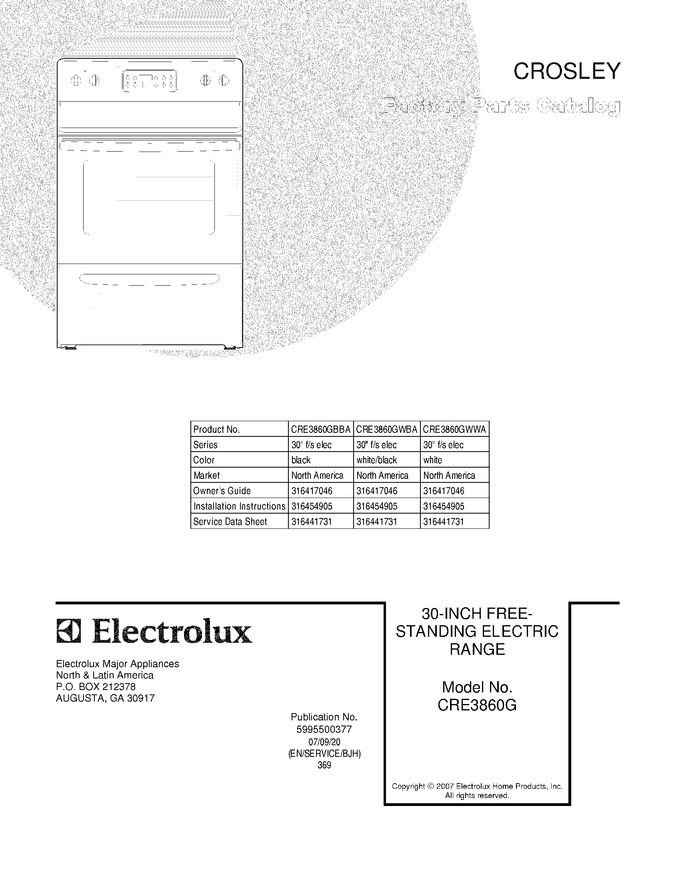 Diagram for CRE3860GWBA