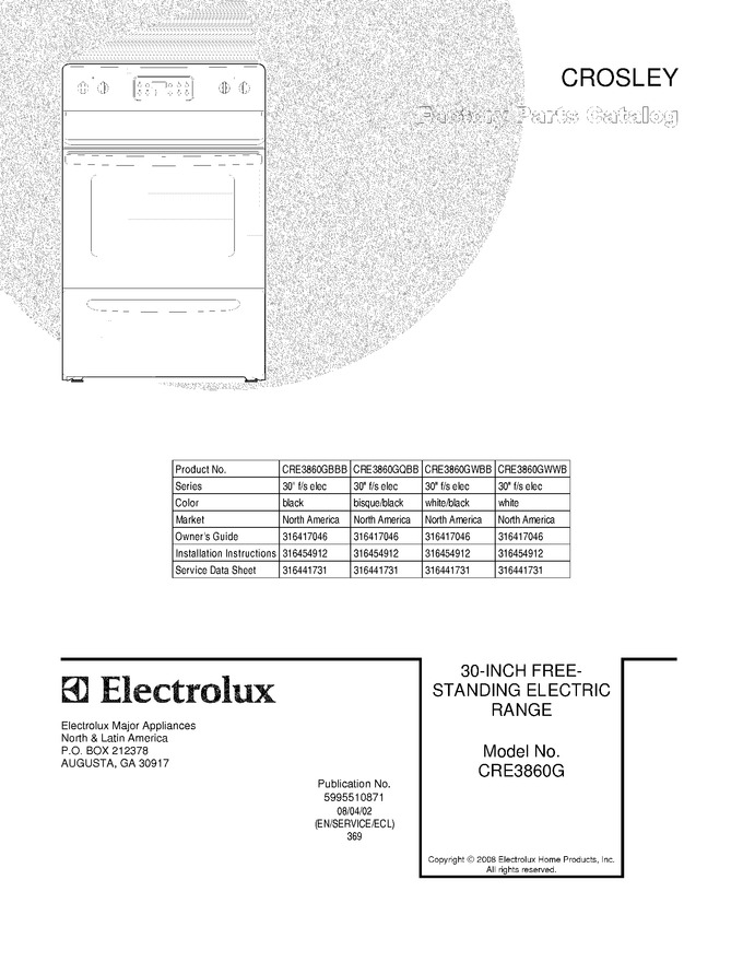 Diagram for CRE3860GWWB