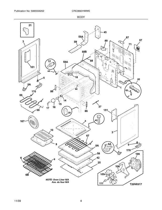 Diagram for CRE3890HWWE