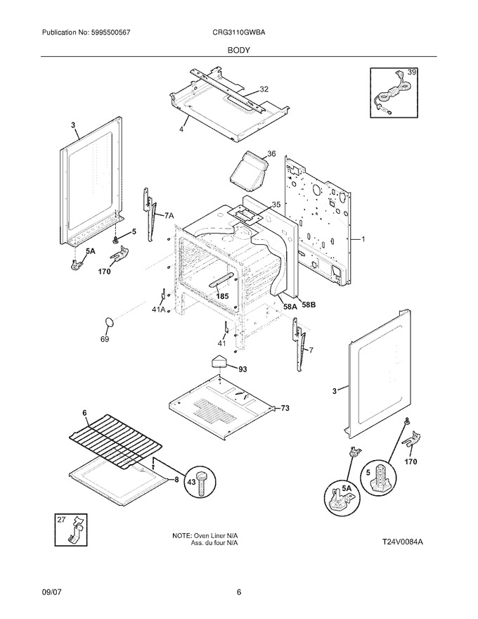 Diagram for CRG3110GWBA