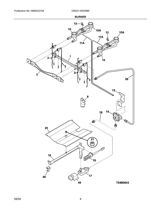 Diagram for CRG3110GWBD