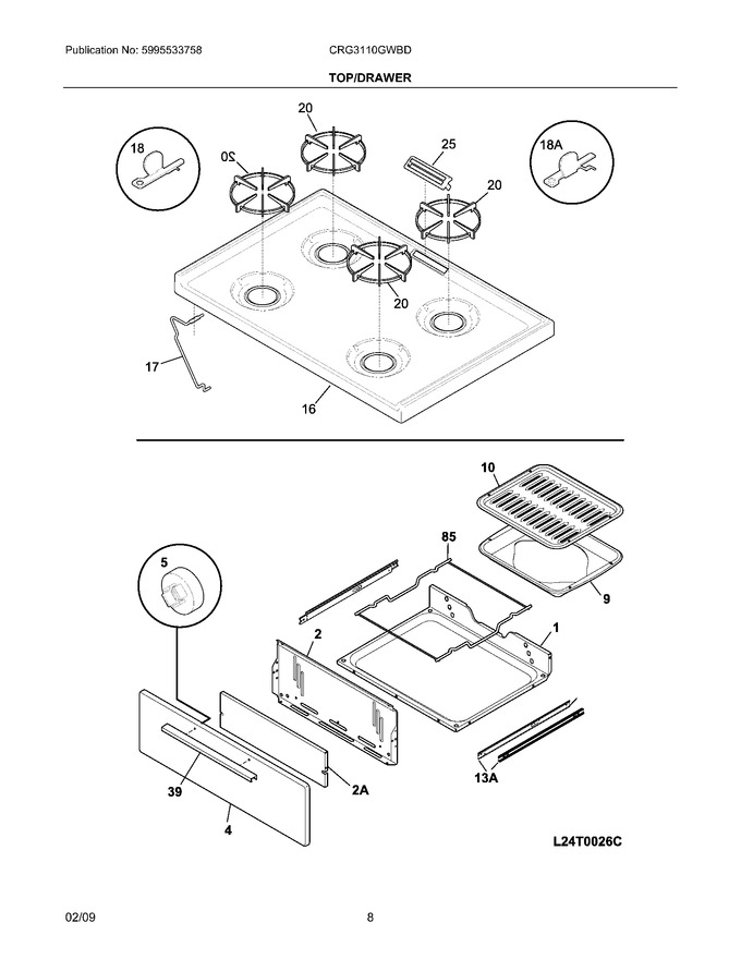 Diagram for CRG3110GWBD