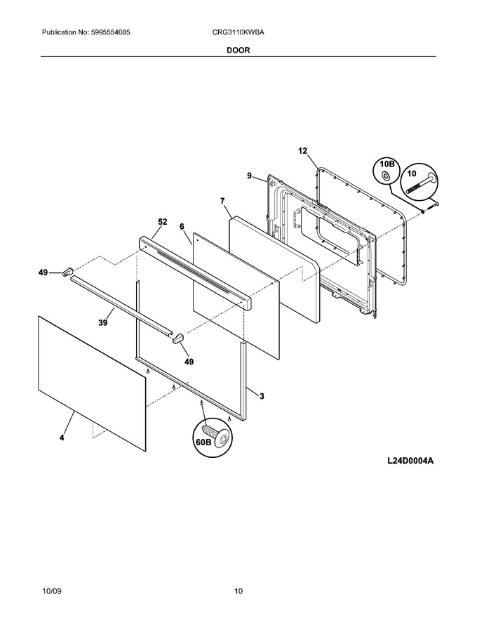 Diagram for CRG3110KWBA