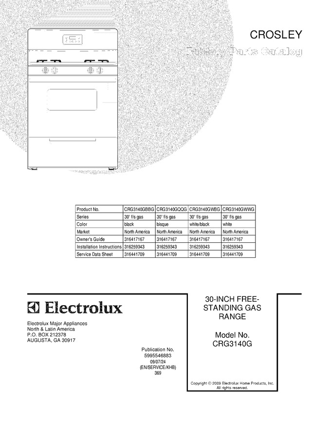 Diagram for CRG3140GBBG
