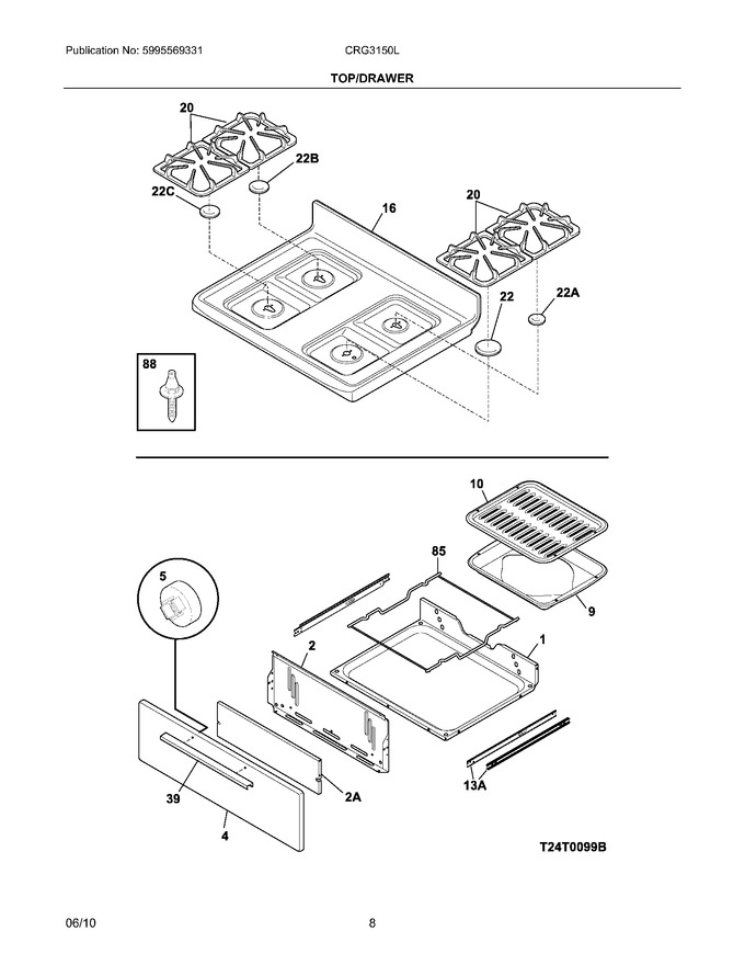 Diagram for CRG3150LWB