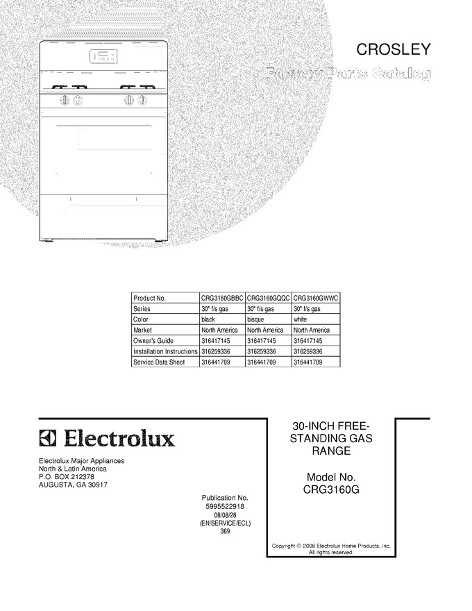 Diagram for CRG3160GBBC