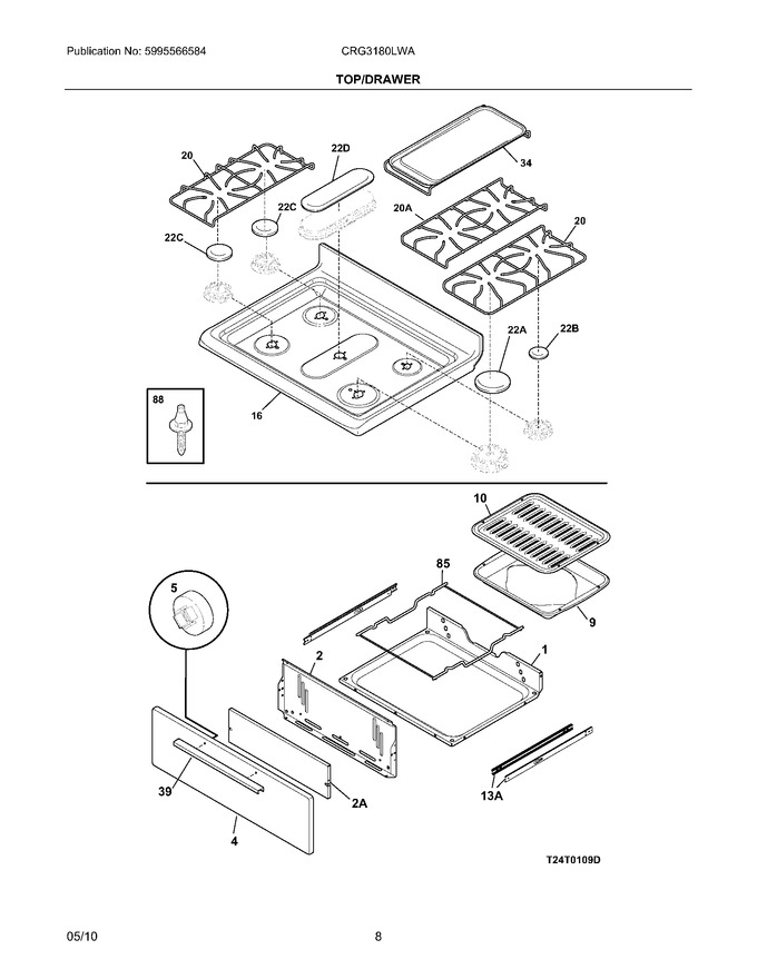 Diagram for CRG3180LWA
