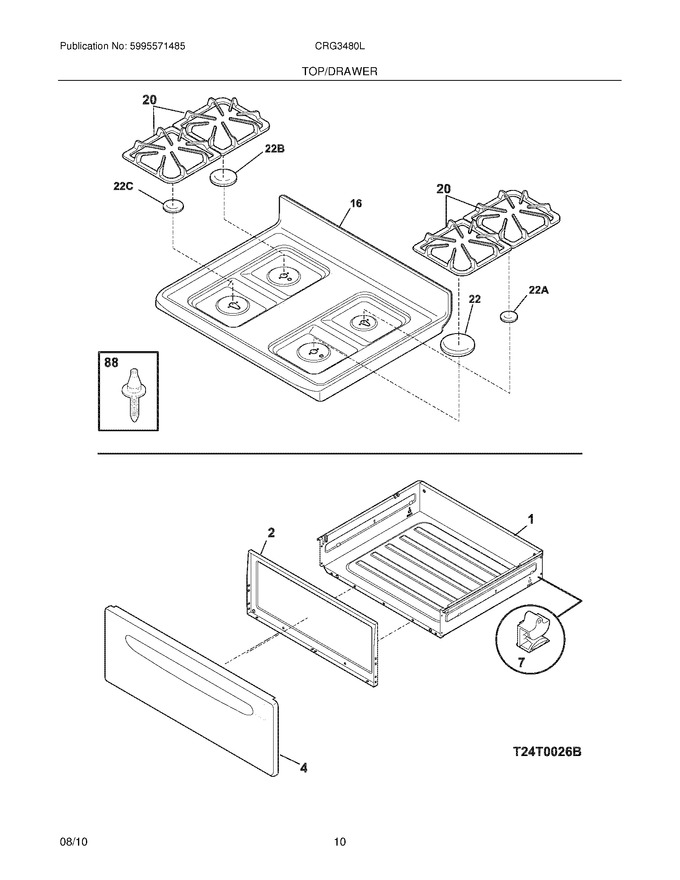 Diagram for CRG3480LWB