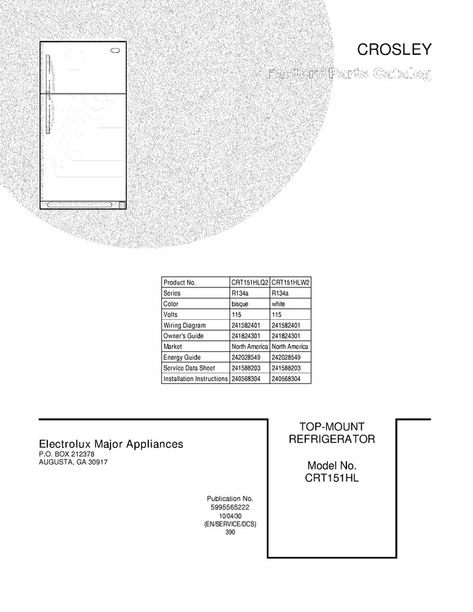 Diagram for CRT151HLW2