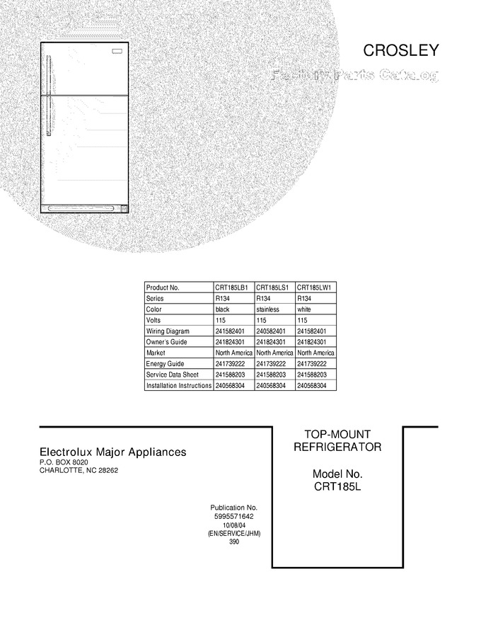 Diagram for CRT185LB1