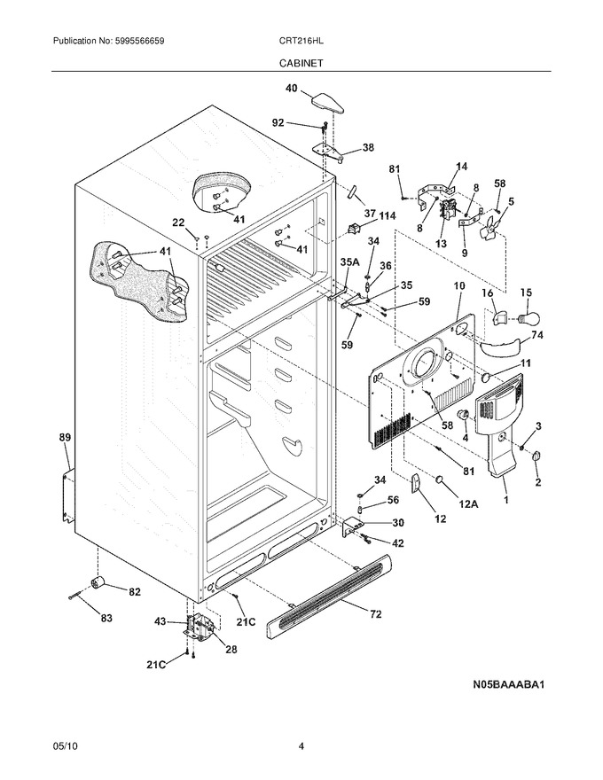 Diagram for CRT216HLB0