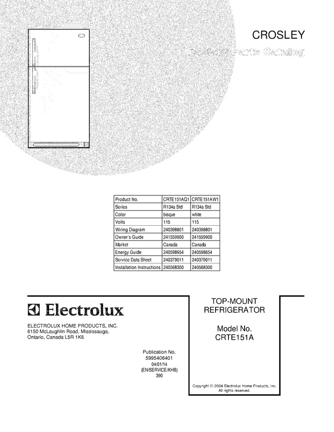 Diagram for CRTE151AW1