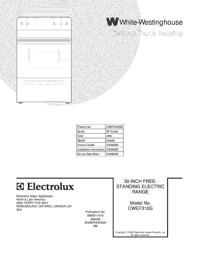Diagram for CWEF310GSB