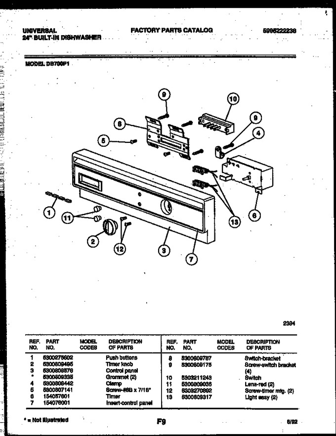 Diagram for DB700P1-23