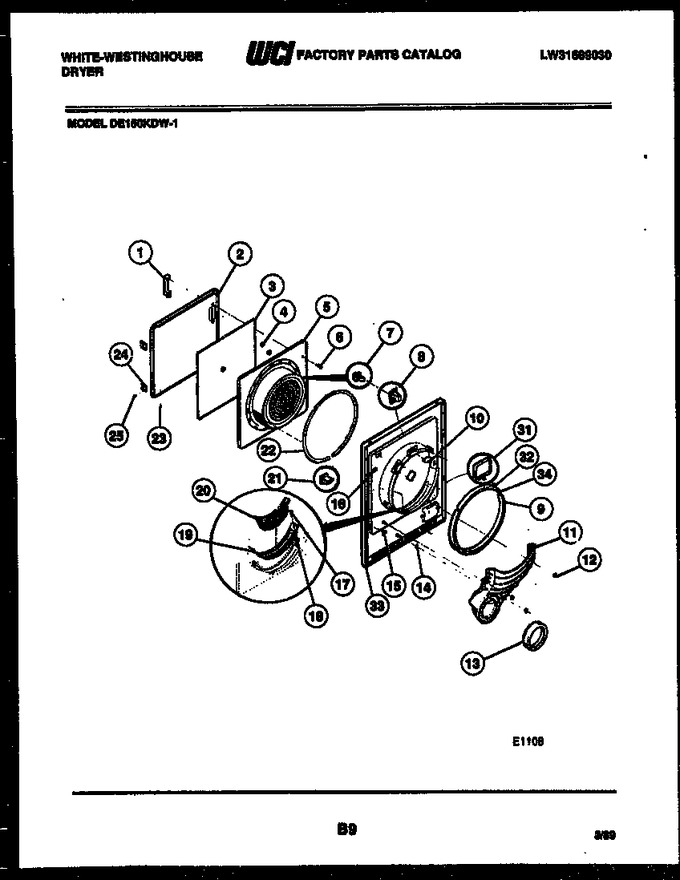 Diagram for DE150KDW1