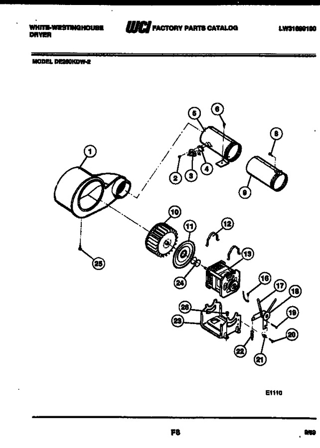 Diagram for DE250KDH2