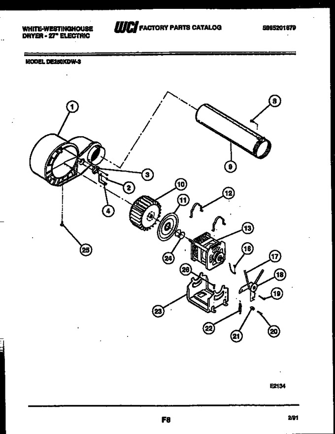 Diagram for DE250KDH3