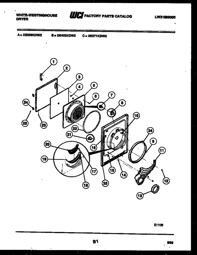 Diagram for DE500KDH2