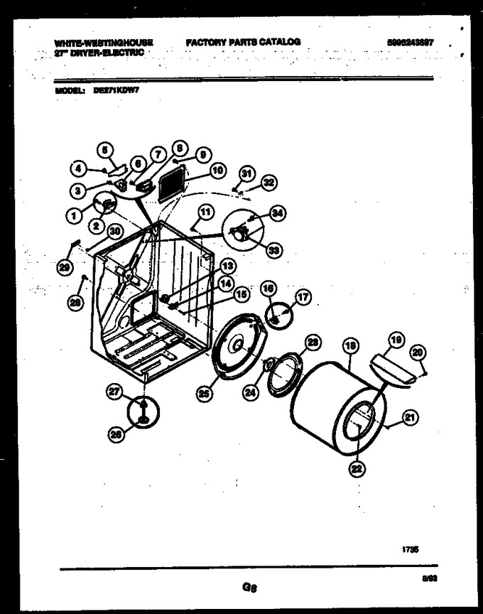 Diagram for DE271KDW7