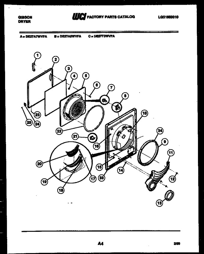 Diagram for DE27A7WVFA