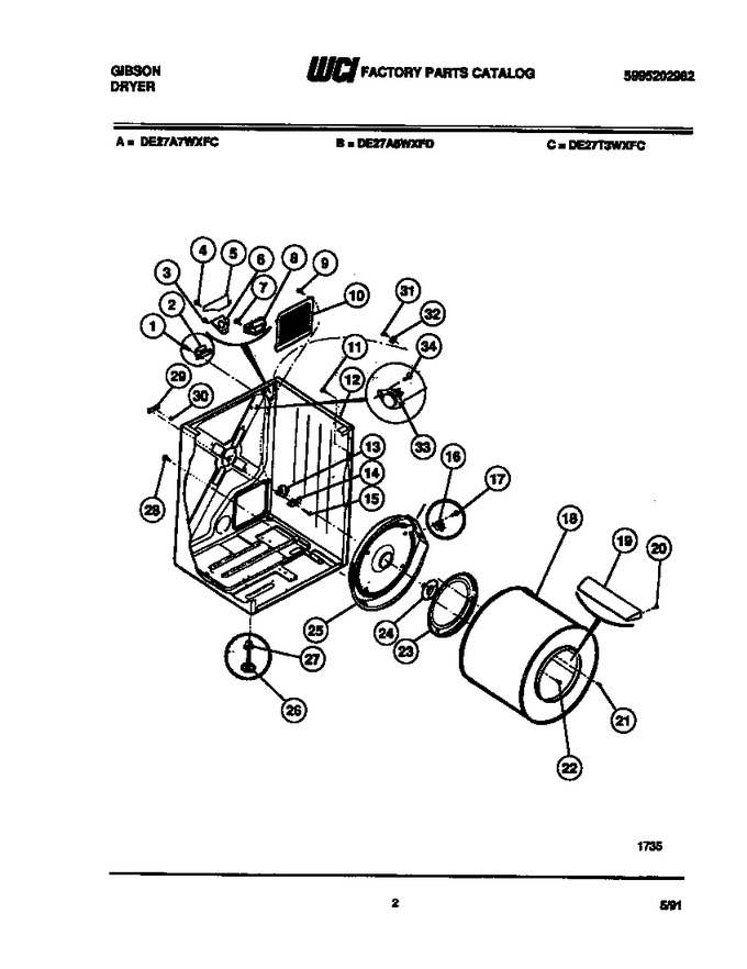 Diagram for DE27T3WXFC