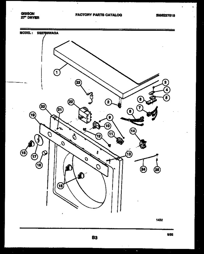Diagram for DE27S8WAGA