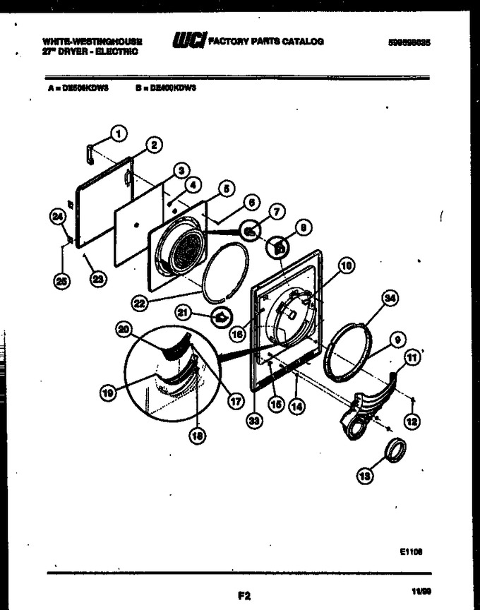 Diagram for DE400KDW3