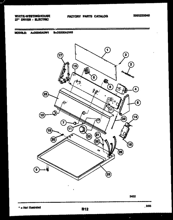 Diagram for DE500ADD5