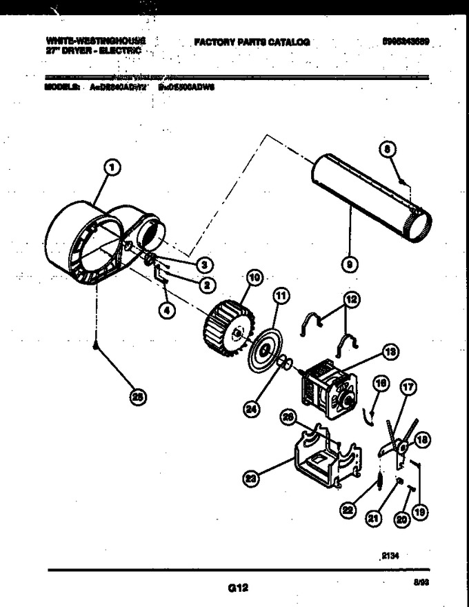 Diagram for DE640ADW2