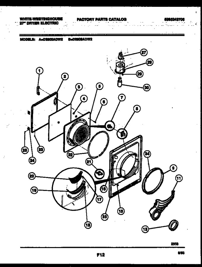 Diagram for DE600ADW2