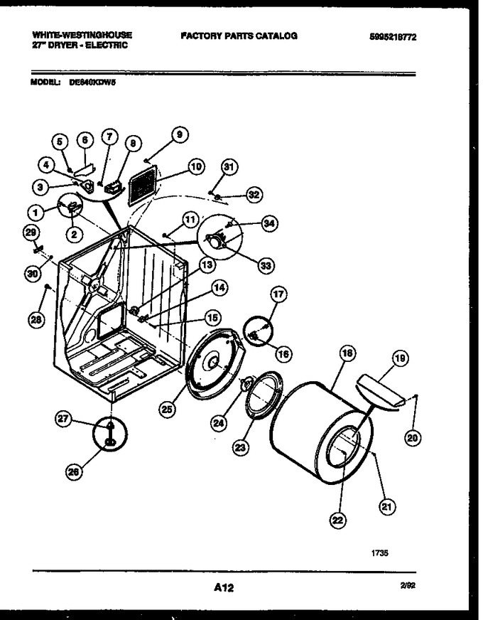 Diagram for DE640KDW5