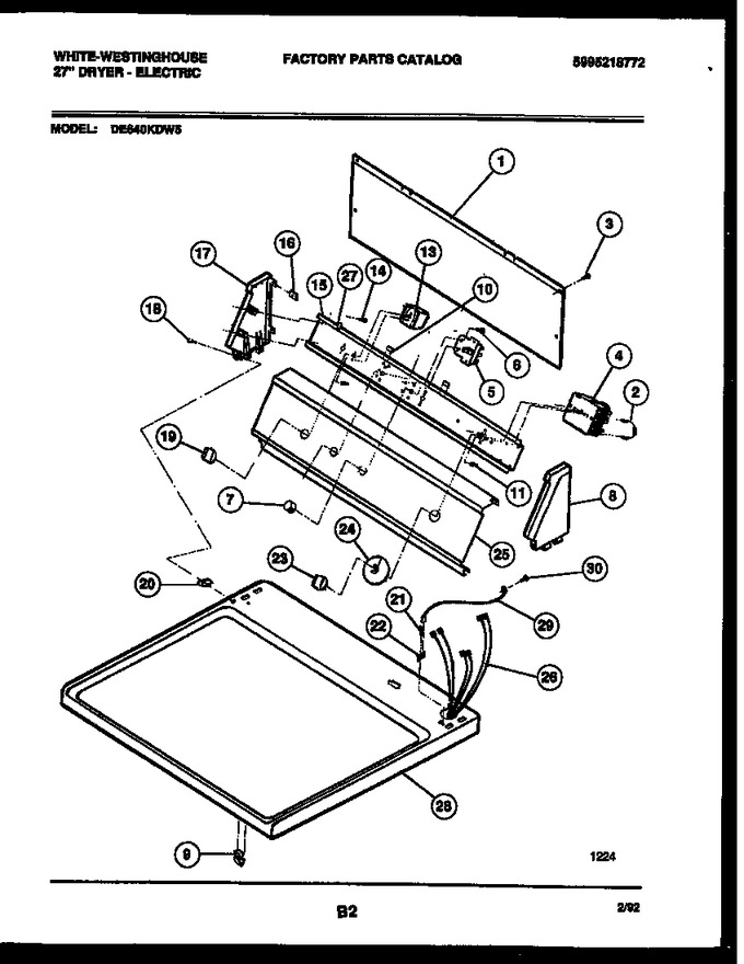 Diagram for DE640KDW5