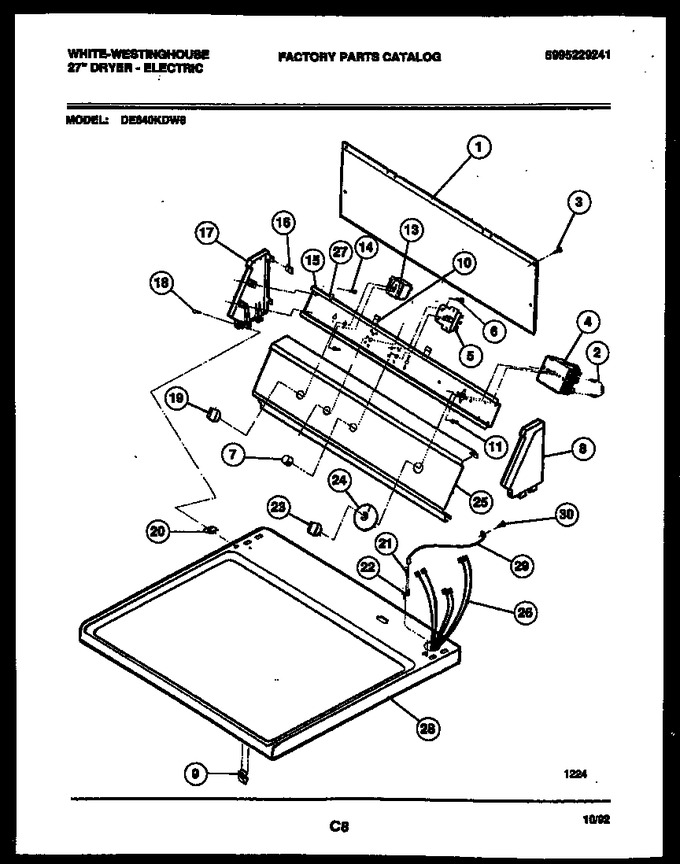 Diagram for DE640KDW6