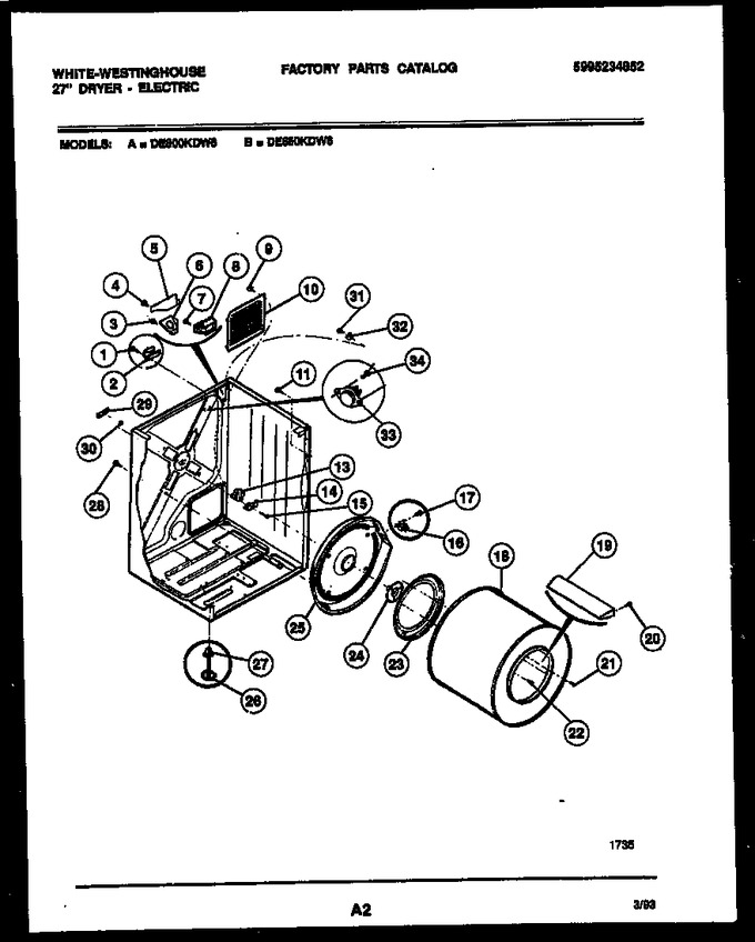 Diagram for DE800KDW6