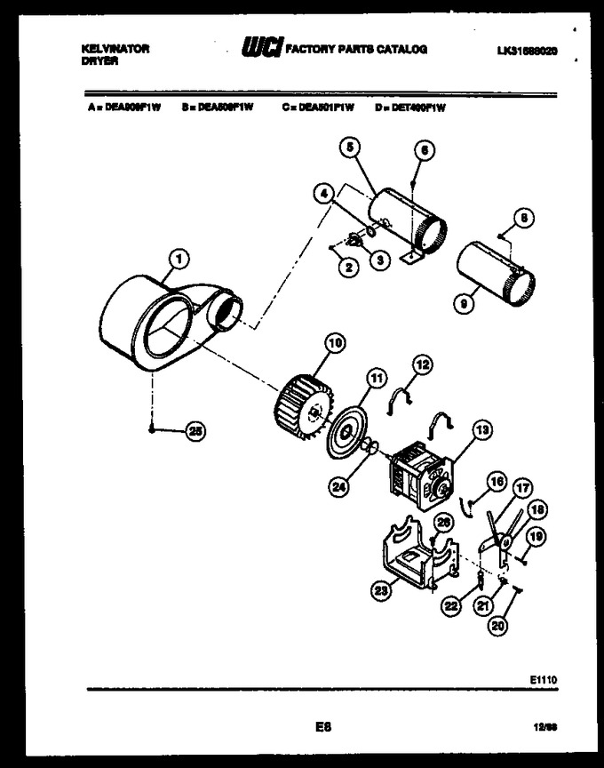 Diagram for DEA500F1W