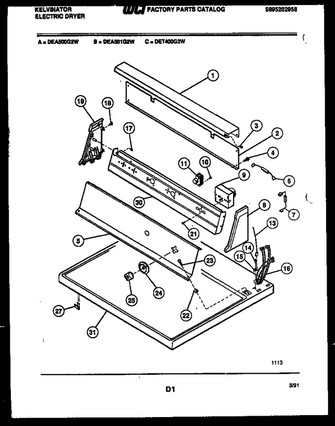 Diagram for DEA501G2D