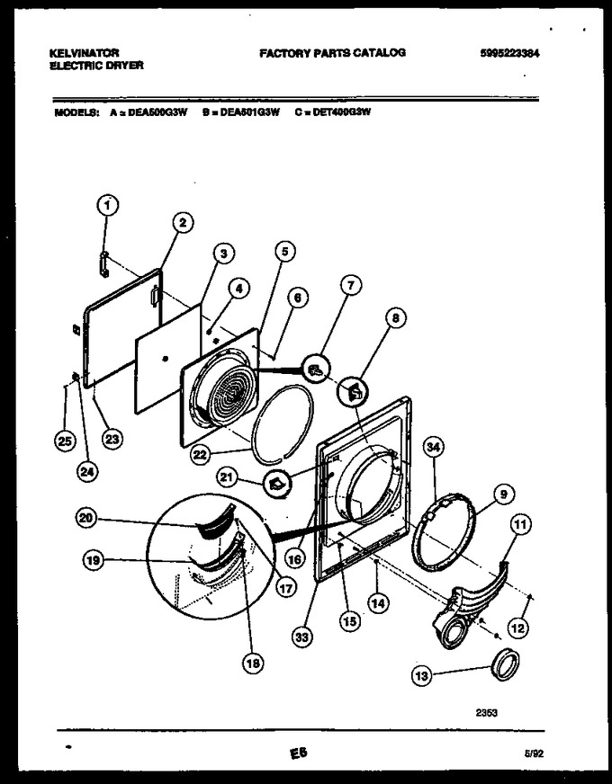 Diagram for DEA501G3W