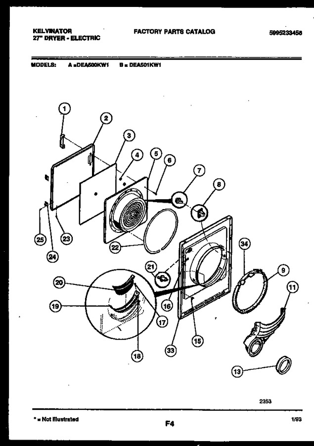 Diagram for DEA500KW1