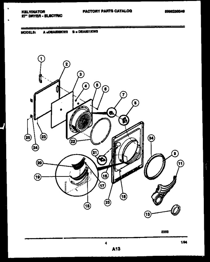 Diagram for DEA500KD3
