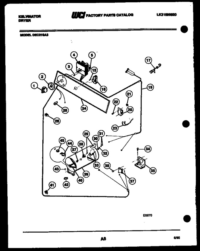 Diagram for DEC310A3W