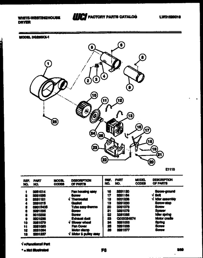 Diagram for DG250KXW1