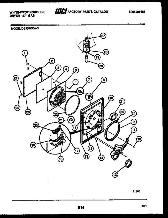 Diagram for DG250KXD3