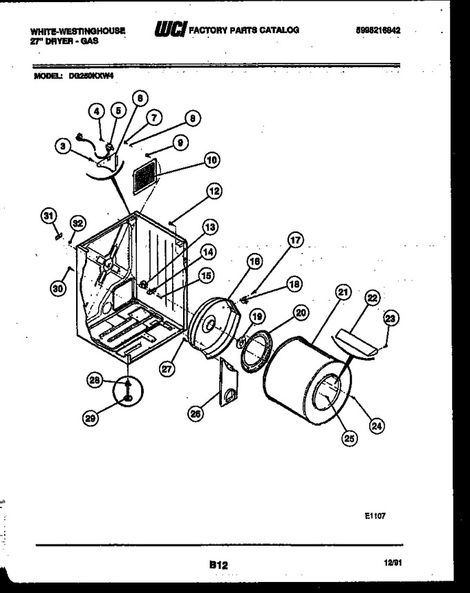 Diagram for DG250KXW4