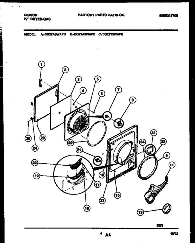 Diagram for DG27A8WAFB