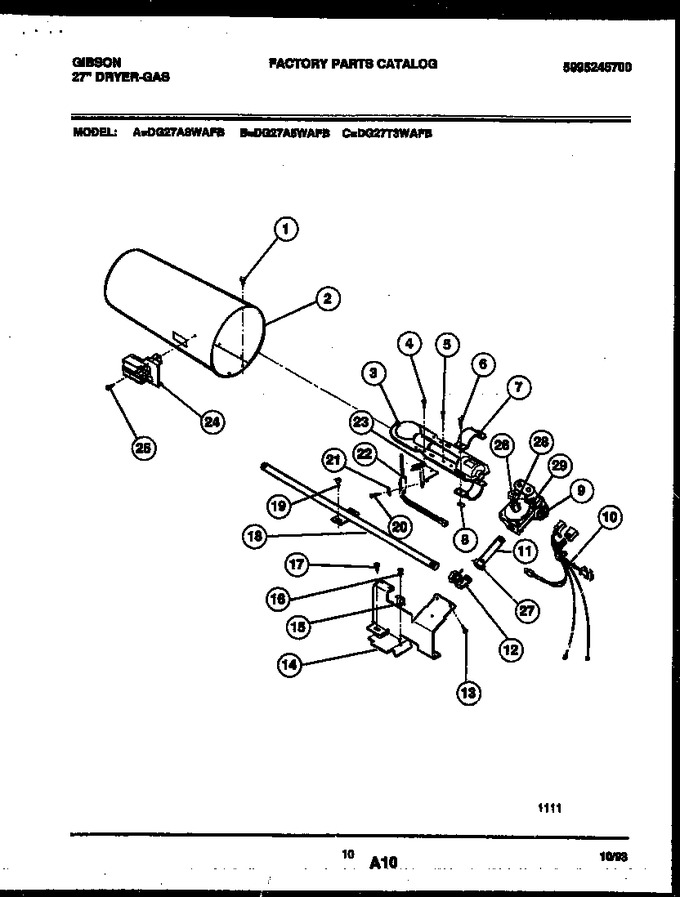 Diagram for DG27A8WAFB