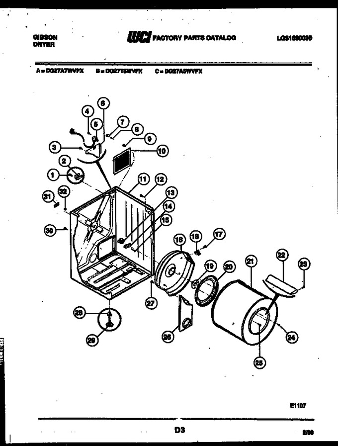 Diagram for DG27A5WVFX