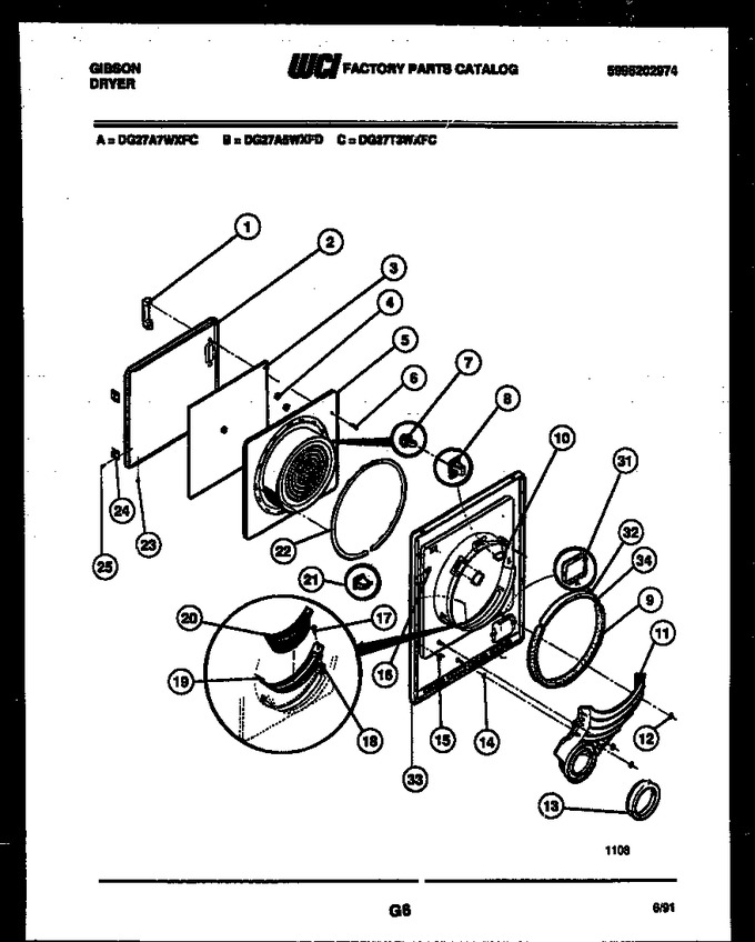 Diagram for DG27A5WXFD