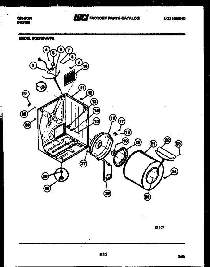 Diagram for DG27S6DVFA