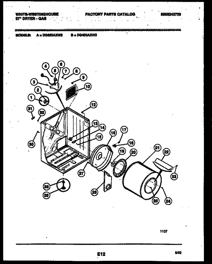 Diagram for DG650AXD2