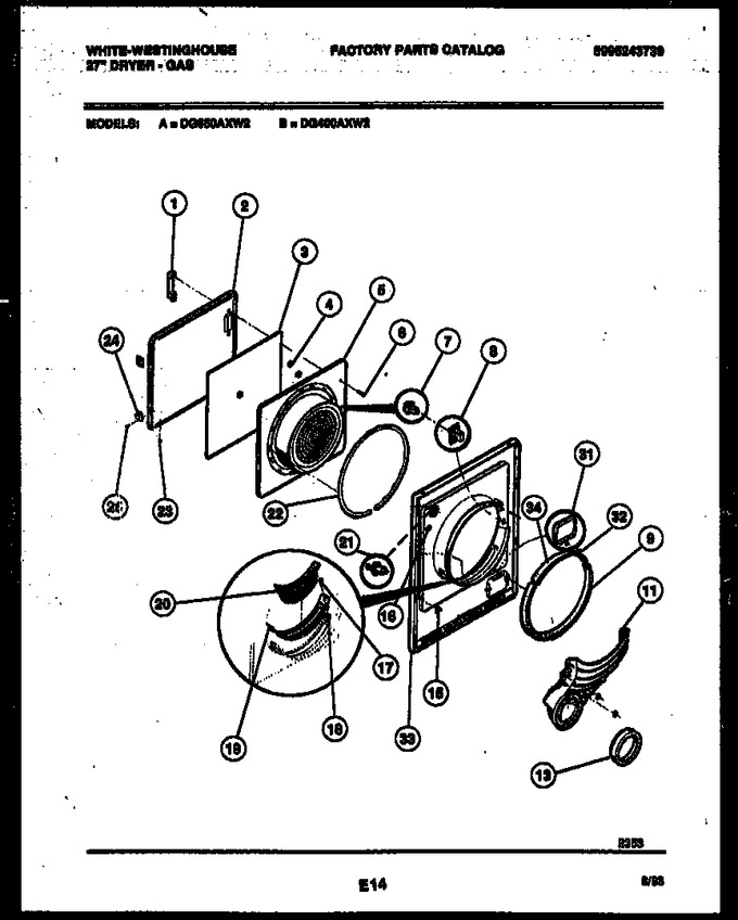 Diagram for DG650AXD2